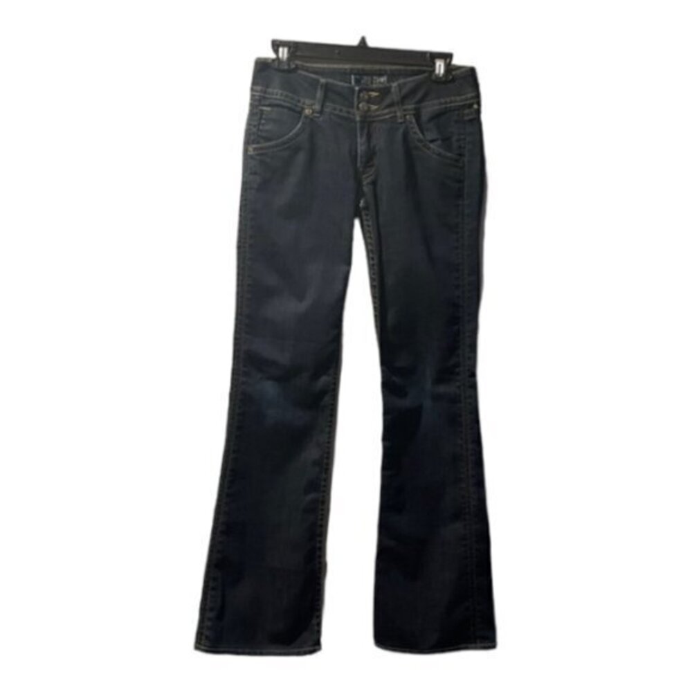 Women's Hudson Dark Blue Denim Bootcut Jeans Size 27 EUC #7301
